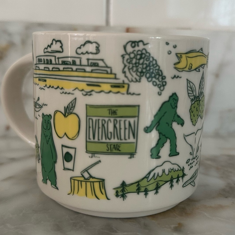 Starbucks Been There Series WASHINGTON State Mug Coffee Cup BWD21/2021 - Picture 2 of 4